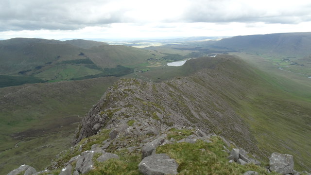 Spur ENE from Ben Gorm, Co Mayo