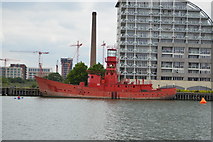 TQ4080 : Lightship 93, Victoria Dock by N Chadwick