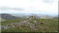 L7654 : Summit cairn on Muckanaght with view towards Diamond Hill by Colin Park