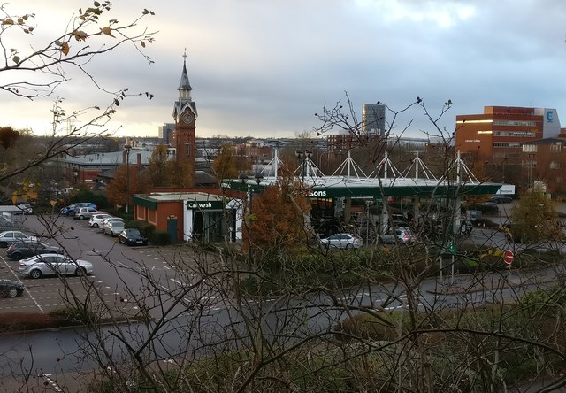 Morrisons Petrol Station at Freemans Common, Leicester