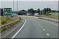 Westbound A494 approaching the Welsh Border