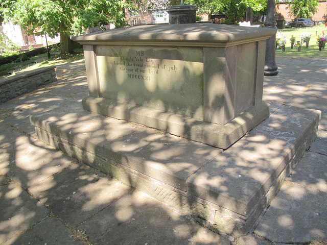 St Giles, Wrexham - Yale tomb