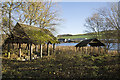 Old boat houses at Yetholm Loch