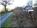 An abandoned tractor