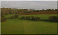 View up towards Folly Farm, from the railway