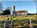 Holton St Peter Church and churchyard