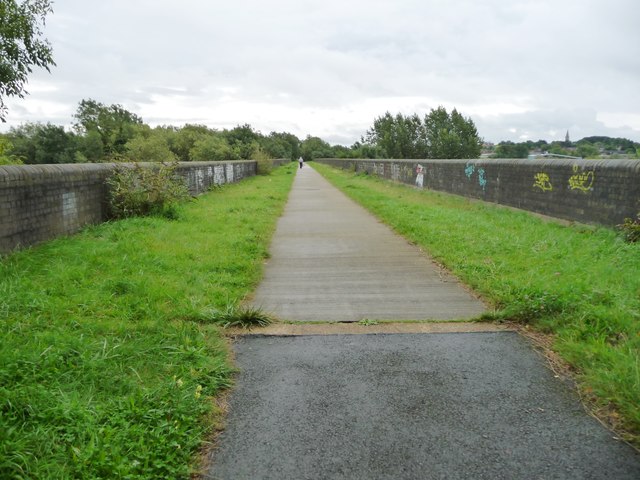 Re-used railway viaduct, Rugby