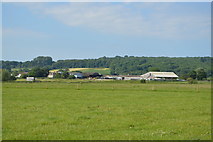 SP4709 : View to University Farm by N Chadwick