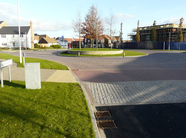 Roundabout, Finberry housing estate