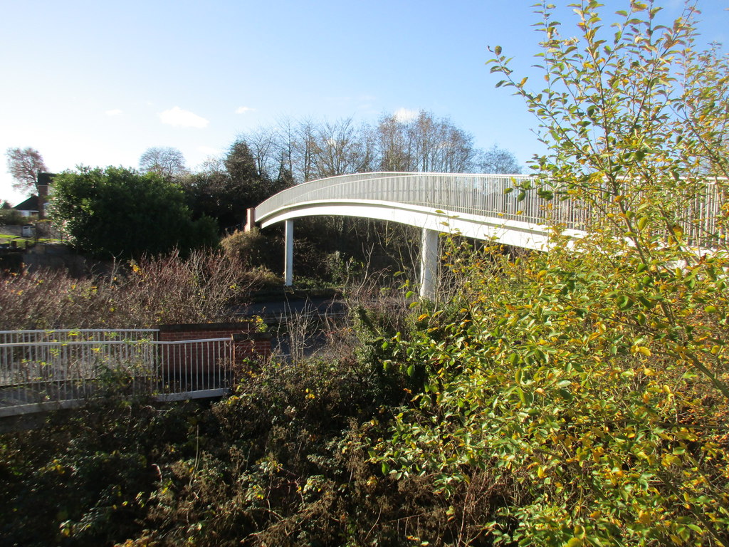 Footbridge over Chesterfield Road © Jonathan Thacker :: Geograph ...