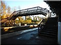 Footbridge, Giffnock railway station