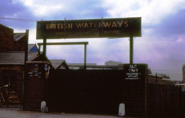 Grosvenor Street West entrance to Sherborne Street Depot, 1982