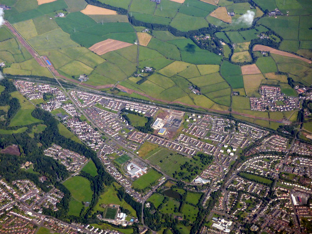 Kilmarnock from the air