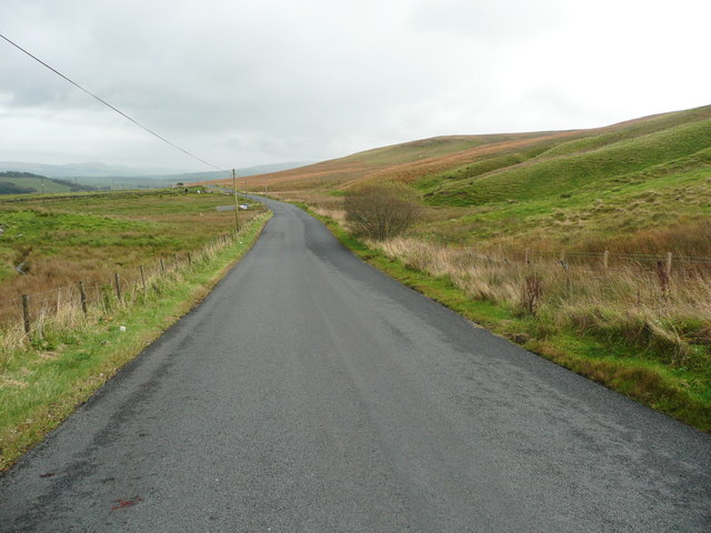 The B741 at Craighouse, New Cumnock