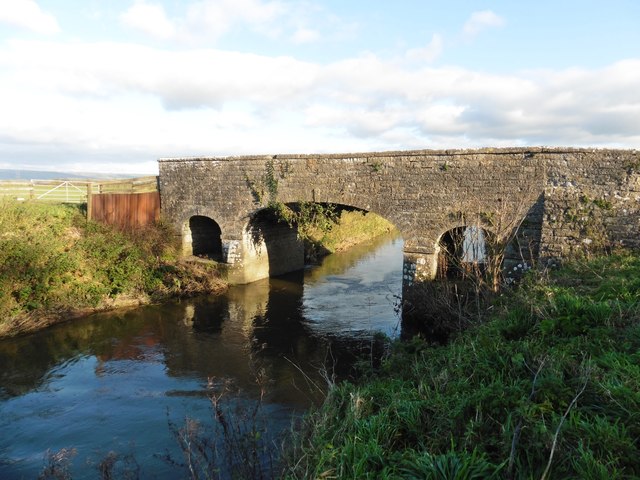 Farm bridge over River Brue