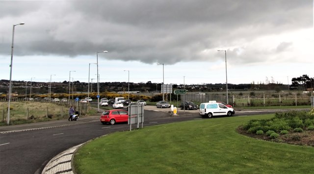 The junction of the A21 and A22 at the Comber Roundabout, Newtownards