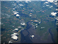 NY2660 : The Scotland England border from the air by Thomas Nugent