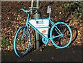 Blue bike, Broomhill Way, Torquay