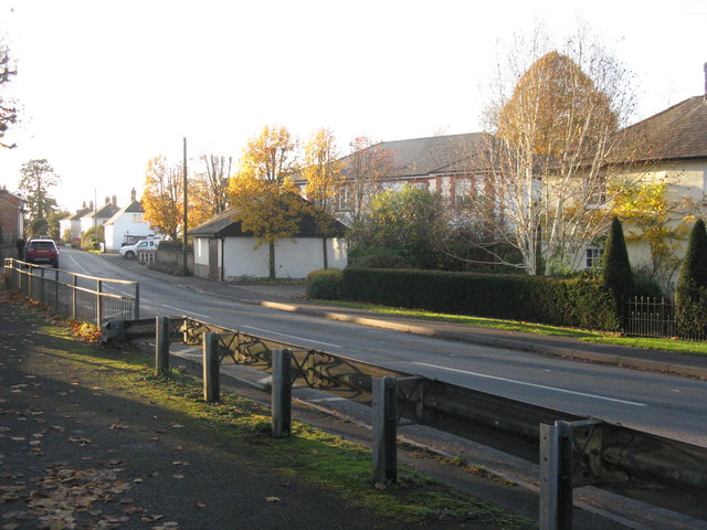 The A3057 at King's Somborne