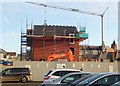 Apartments under construction on Site B of the former SERC campus