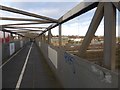 Bridge for cyclists and pedestrians over railway lines at Neasden