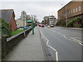 SH5772 : Deiniol Road (A5) in Bangor by Peter Wood