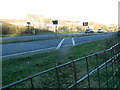 Disused railway, crossing the A473