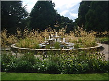 TL4557 : Cambridge University Botanic Garden - fountain by Colin Park