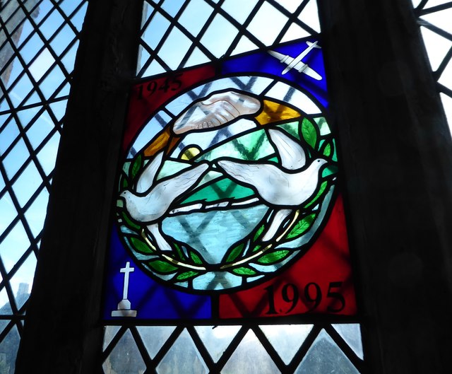 Holy Trinity, Shenington: stained glass window (d)