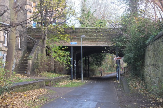 Cyclepath at Newhaven Road