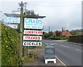 Signpost along New Road in Blakeney