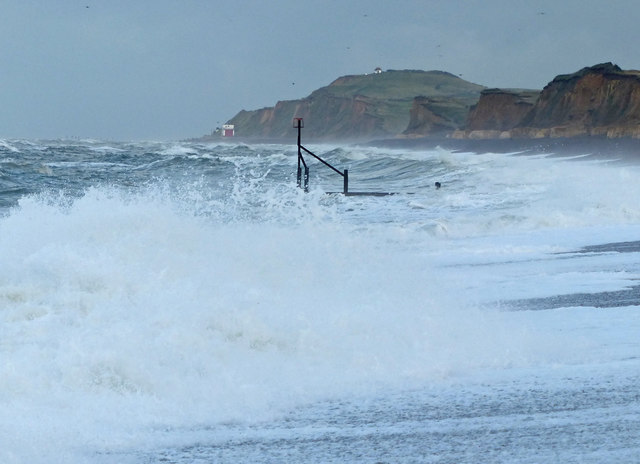 Rough seas at Weybourne Hope