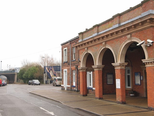 Railway Station, Melton Mowbray, Leics.