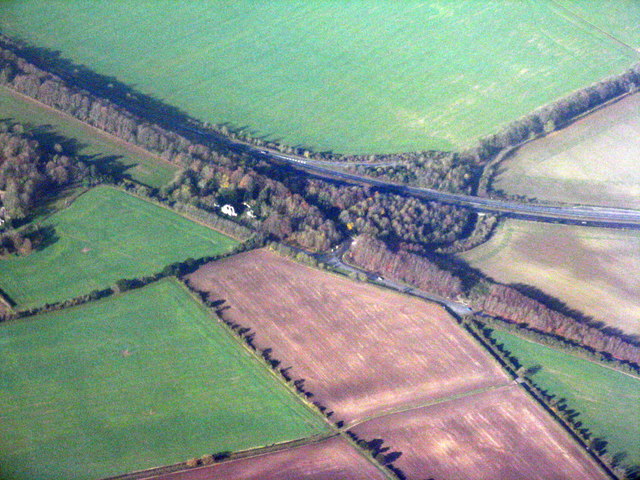 The A303 near Micheldever Station