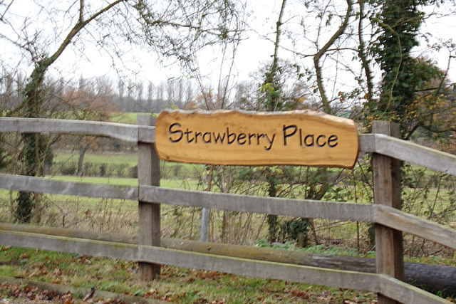 Strawberry Place sign