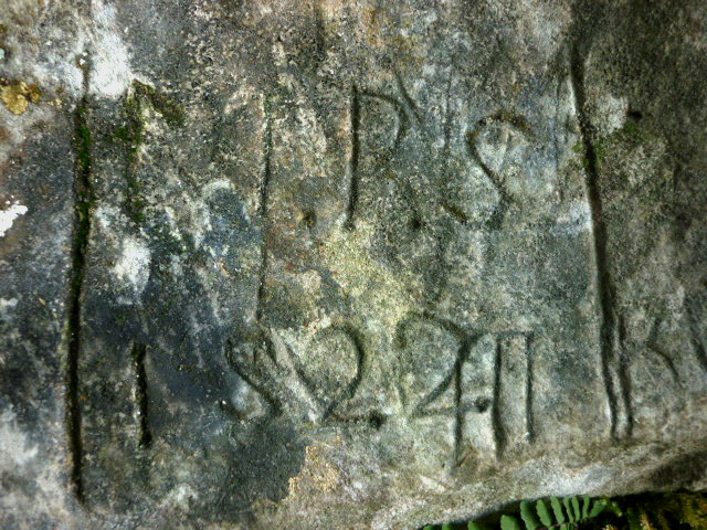 Old graffiti, Dead Man's Cave