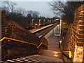 Steps down to Bayford Station