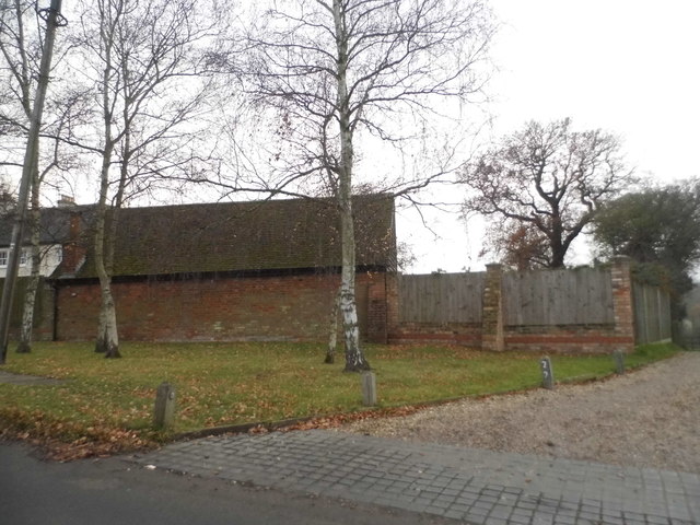 Farm entrance on Well Row, Bayford