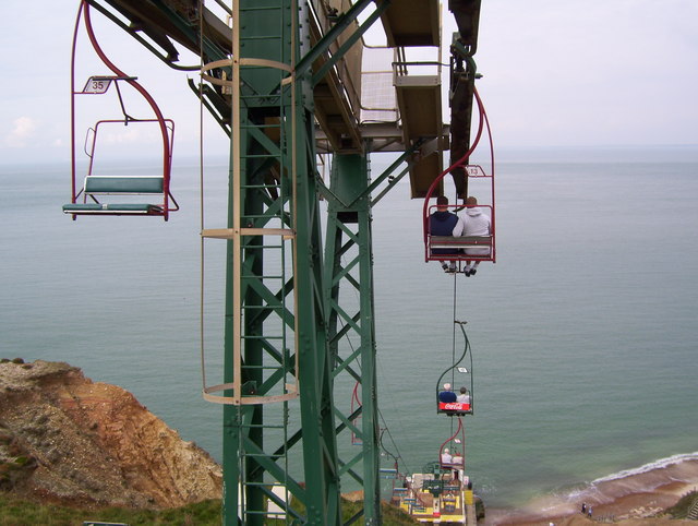 Chairlift at Alum Bay Chine