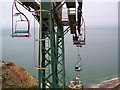 SZ3085 : Chairlift at Alum Bay Chine by Martin Speck