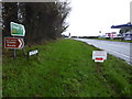 Signs along Derry Road