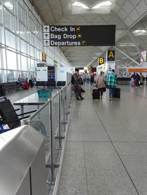 Stansted Airport terminal interior