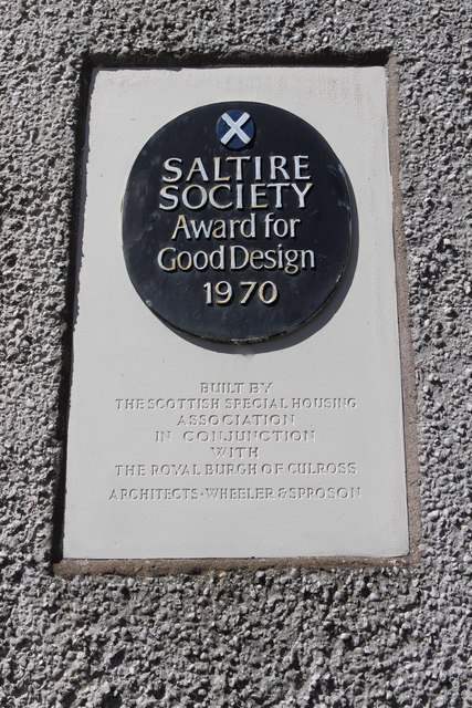 Saltire Society Good Design Plaque