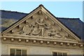 SO8218 : Pediment on Bearland Lodge by Philip Halling
