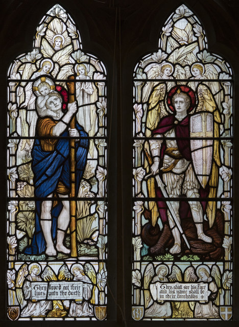St Mary the Blessed Virgin, Addington - Stained glass window