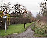 SK7517 : Kirby Road, Melton Road, Leics. by David Hallam-Jones