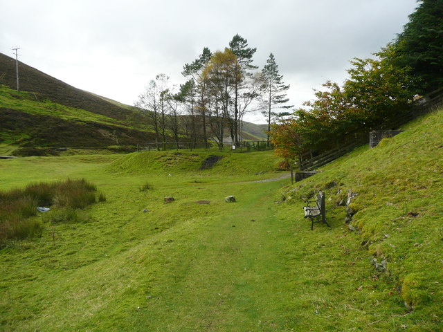Path from the Visitor Centre to the Beam Engine, Wanlockhead