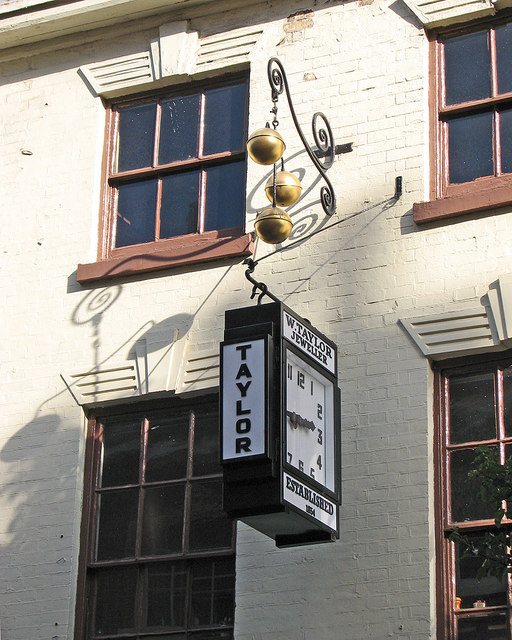 Pawnbroker's sign in Carlton Street
