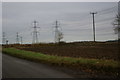 TM4261 : Pylons south of School Road by Christopher Hilton
