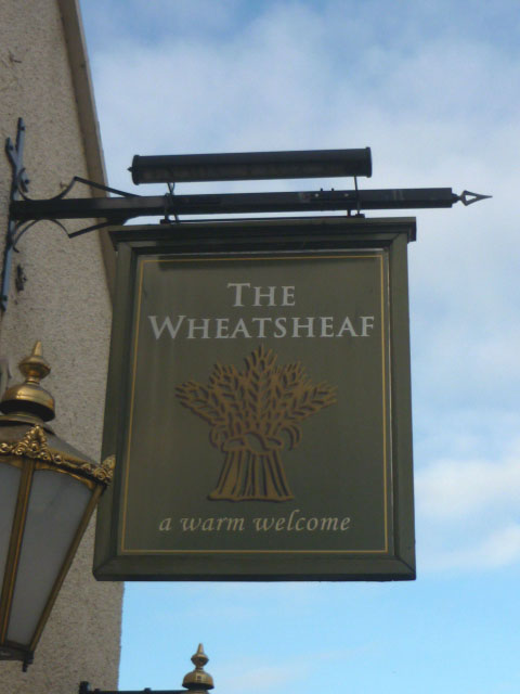 Sign for The Wheatsheaf, Ingleton